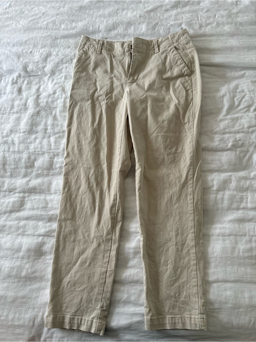 Women’s Beige Casual Chino Pants